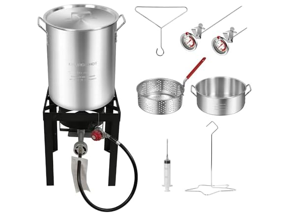 Red Mountain Valley Propane Turkey Deep Fryer Set