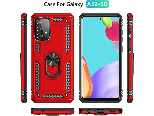 YZOK for Galaxy A52 Case with HD Screen