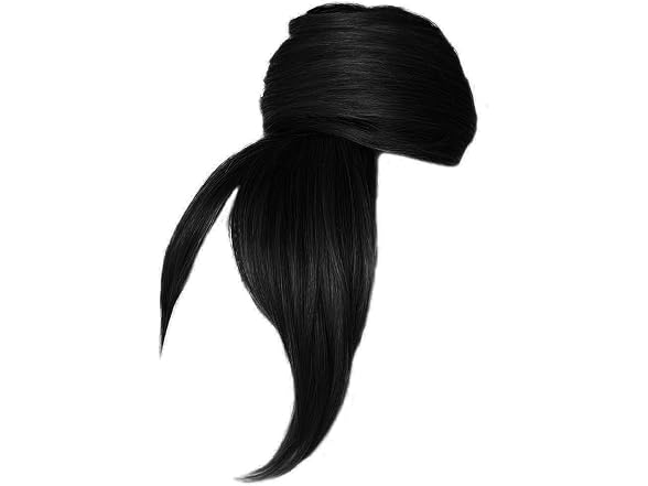 Hair u wear Hairdo Trendy Fringe and Bun Hairpiece