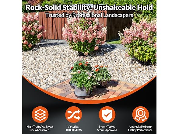 Shabebe Rock Glue for Landscaping 1 Gallon