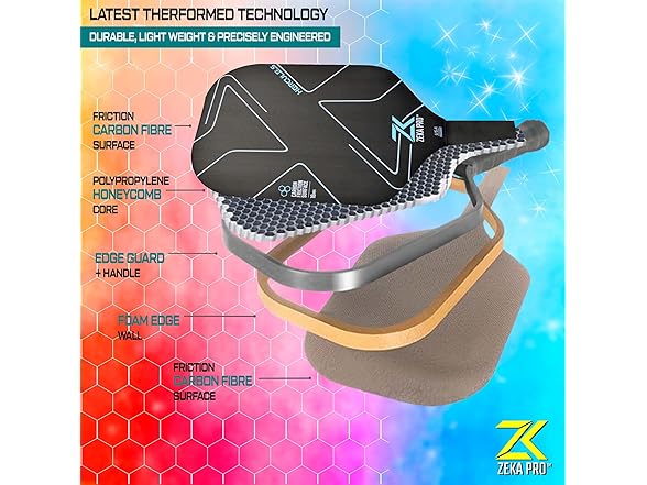 T700 Carbon Fiber Pickleball Paddle 16mm