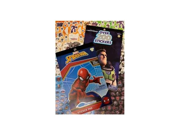 Marvel Spiderman & Lightyear Sticker Book