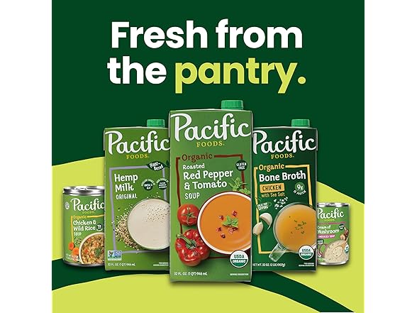 Pacific Foods, Soup Chicken Wild Rice Low Sodium