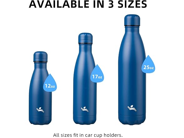 Konokyo 24 Pack 12 oz Insulated Stainless Steel Water Bottle