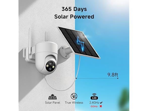 Oculview 2K Solar Security Cameras
