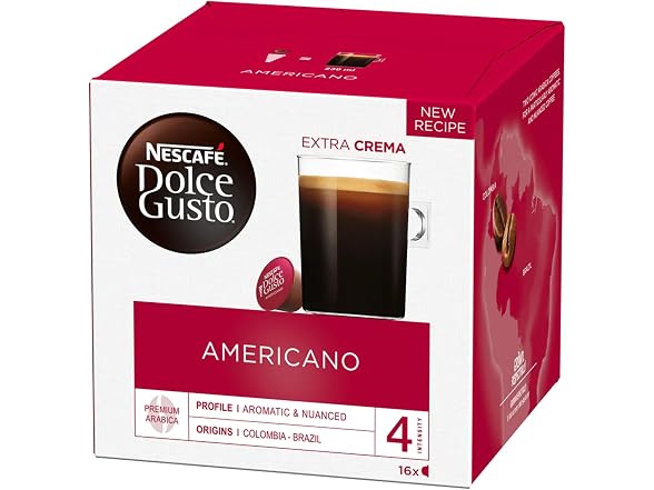 3PK Nescafe Dolce Gusto Coffee Pods, Americano