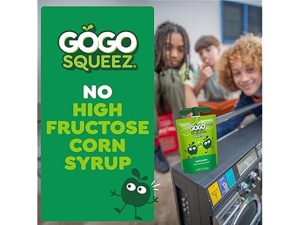 20PK GoGo squeeZ No Sugar Added Applesauce