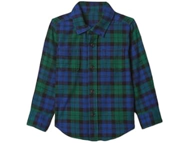 $6.99, Was $29.99, 76% Off! GAP Boys Long Sleeve Flannel Button-down Shirt dealfomo