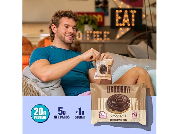 Legendary Chocolate Sweet Roll, 8pk