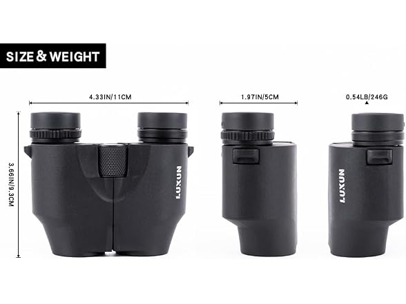 LUXUN 12x25 Compact Binoculars