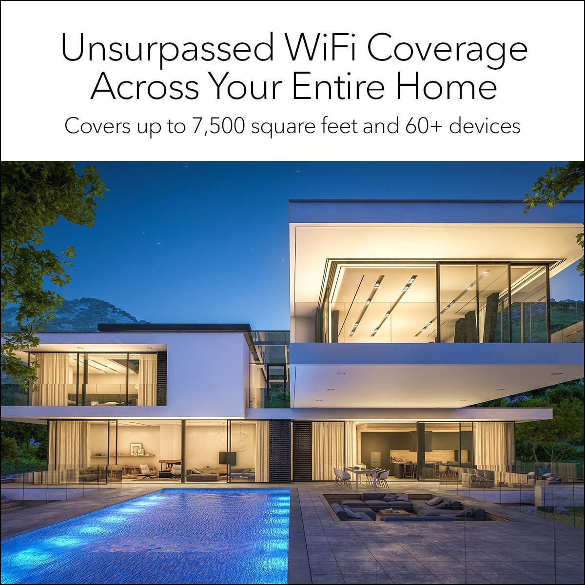 NETGEAR RBK853-100NAR Orbi AX6000 Tri-Band Mesh 3-Pack (Open Box) - Gallery 13