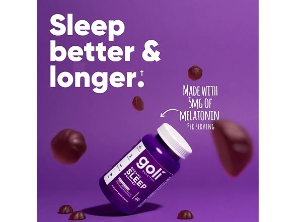 Goli Dreamy Sleep Gummy 180 Count Melatonin
