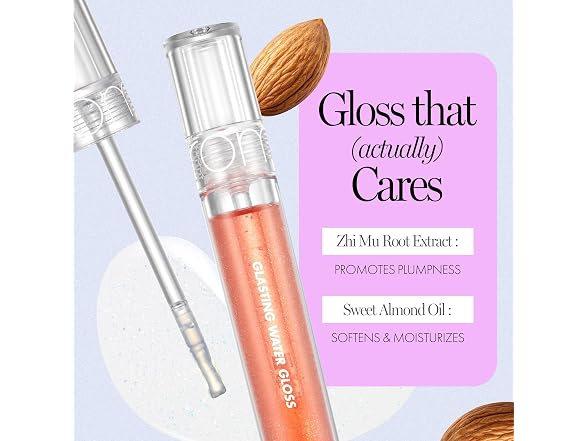 Romand Glasting Lip Gloss 01 Sanho Crush