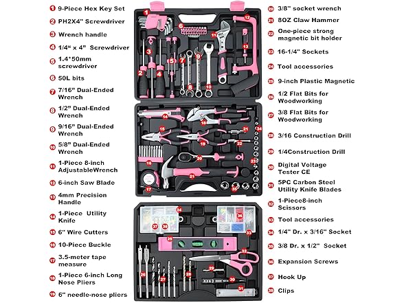 Tool Set- 412 Piece Home Repair