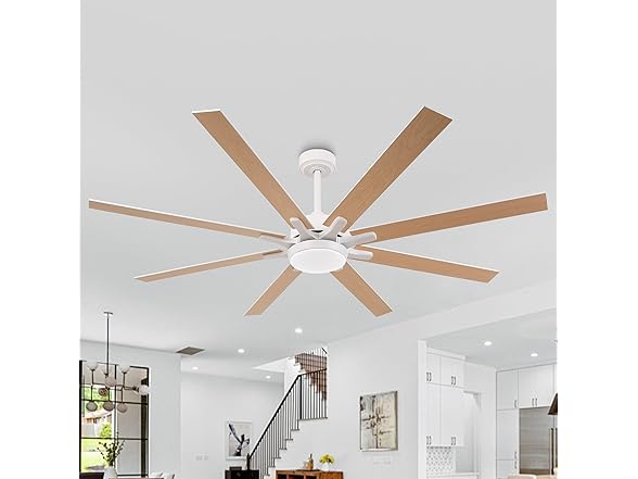 Parrot Uncle F8261WH110V 65 Inch Large Ceiling Fan