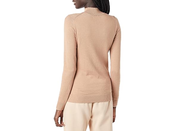 Amazon Essentials Women Lightweight Mockneck Sweater
