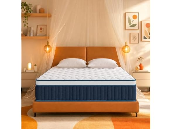 Mutesleep 14 Inch Full Memory Foam Mattress, Medium Firm