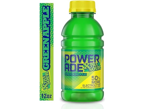 POWERADE Green Apple XTRA Sour 12oz 8pk