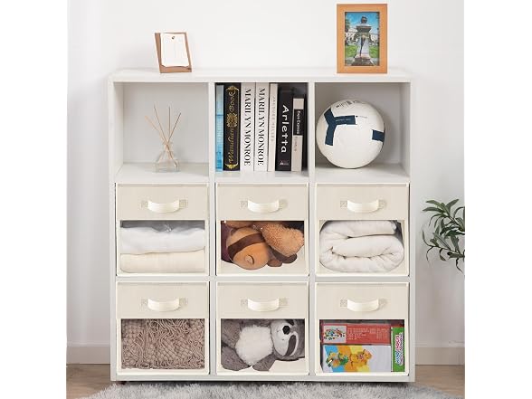 24 Pack Storage Cubes & Organizer Bins Beige