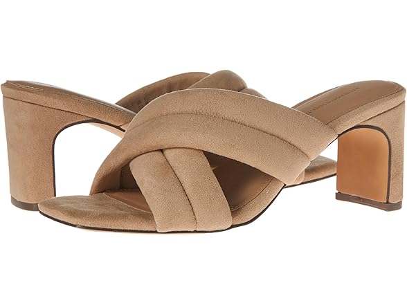 Amazon Essentials Women's Crossover Block Heeled Mules Sandal