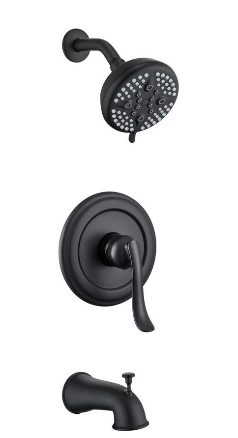 ELLO&ALLO tub and Shower Faucet Set, Complete System - Gallery 3
