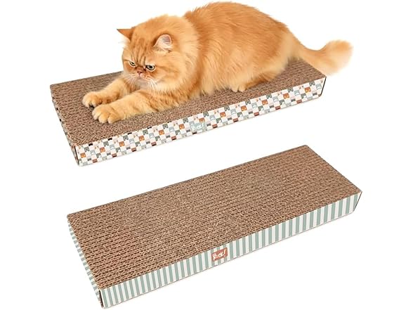 Cats Rock Scratching Board Dots Design (Pack of 2)