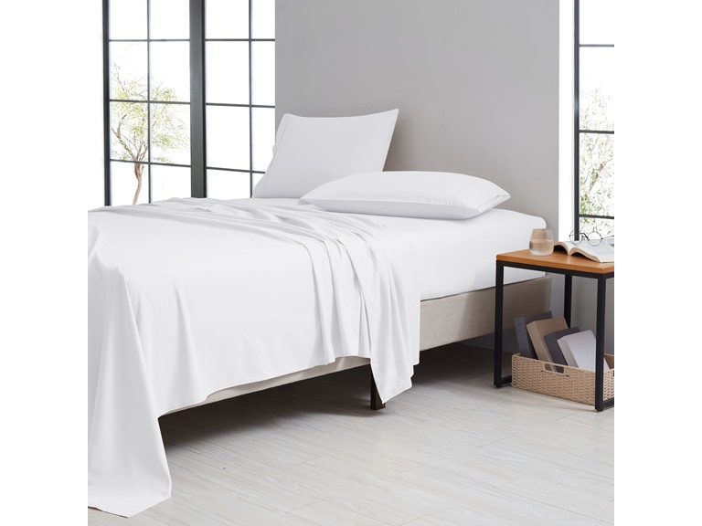 Bamboo 4 Piece 1800 Count Luxury Solid Sheet Sets
