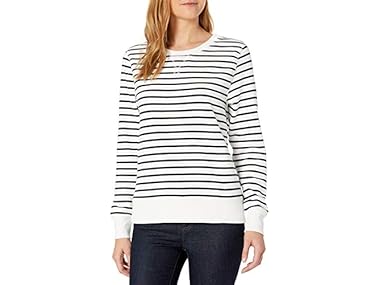$5.99, Was $15.90, 62% Off! Amazon Essentials Women Fleece Crewneck Pullover dealfomo