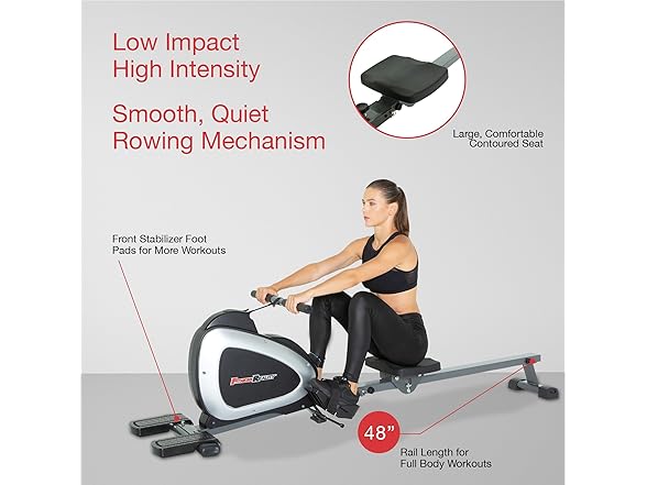 Fitness Magnetic Rowing Machine Bluetooth