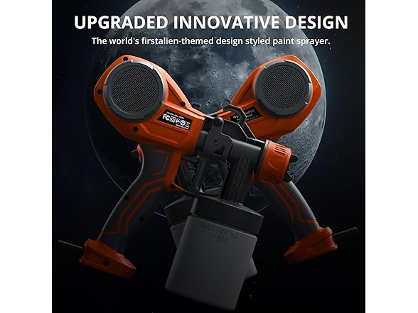 TILSWALL Alien500 HVLP Paint Sprayer Orange