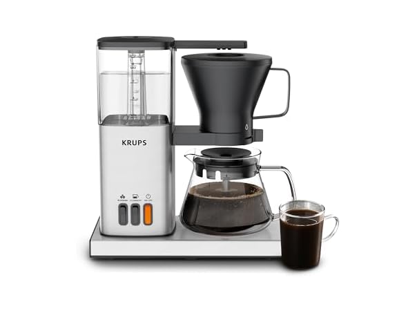 $69.99, Was $159.99, 56% Off! KRUPS Essential Brewer 8 Cup Drip Coffee Maker Machine dealfomo