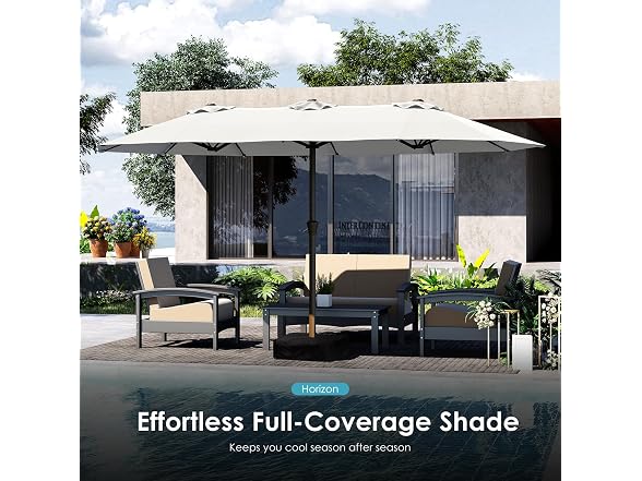 GREENVINES 15FT-Double-Sided-Patio-Umbrella-with-Base