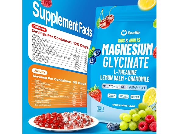 Magnesium Glycinate Gummies for Kids