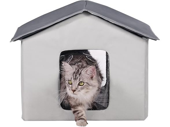VEVOR Outdoor Heated Cat House