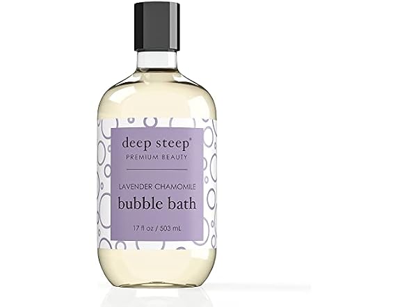 DEEP STEEP Lavender Chamomile Bubble Bath 17 FZ