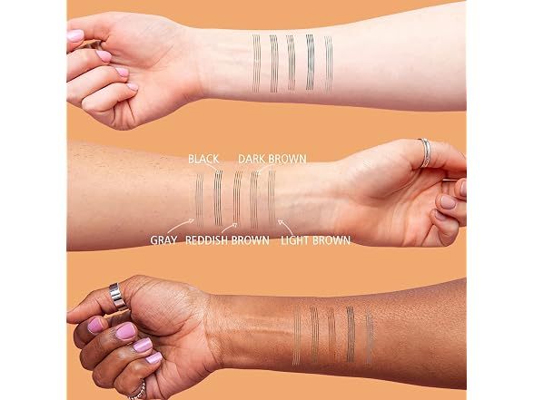 Oetuiow 4 Point Brow Pen Gray