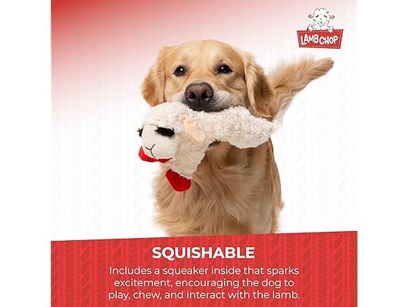 Multipet Mini Lamb Chop Plush Toy