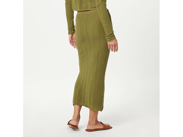 The Drop Makayla Crochet Maxi Skirt