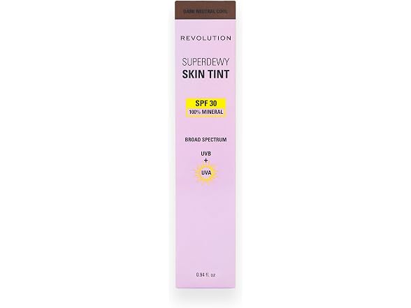 Revolution Superdewy SPF 30 Skin Tint Dark Neutral