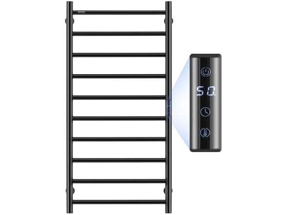 VEVOR 10 Bars Towel Warmer Rack, 120V