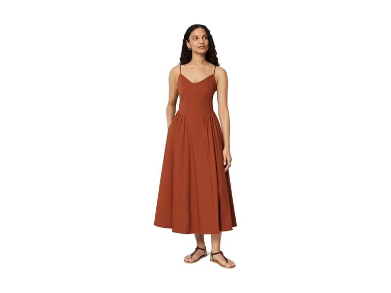 Amazon Essentials Women Flare Thin Strap Dress - Gallery 9