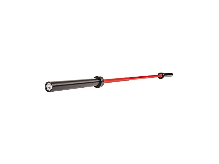 Signature Fitness Olympic Barbell Red - Gallery 13