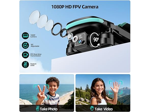 WEPETCO Drone with 1080P Camera