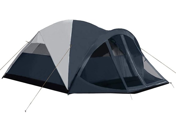 Pacific Pass 6 Person Dome Tent w/ Removable Rain Fly