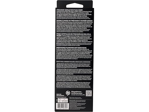 Tweezerman Precision Single Row Flea Comb