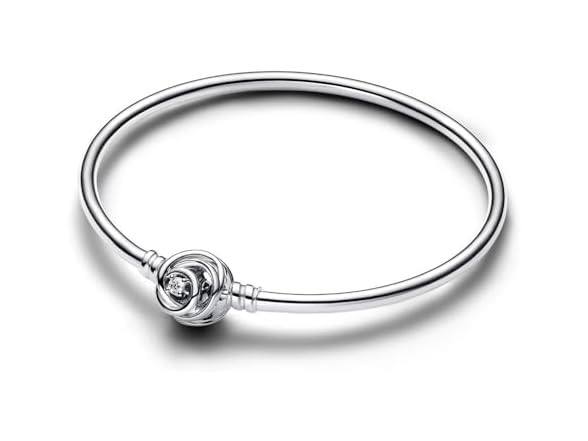 PANDORA Moments Encircled Clasp Bangle (Open Box)