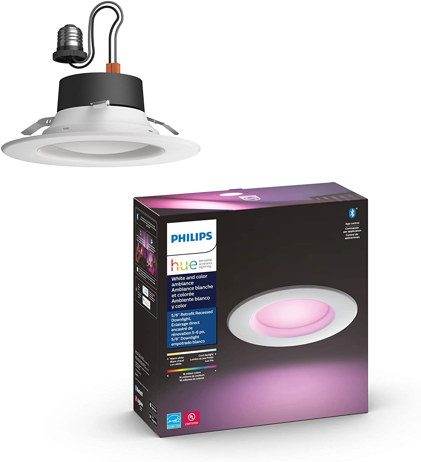 Philips Hue Wireless Recessed Downlight - Gallery 10