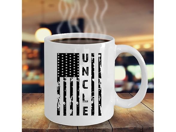 KROPSIS Uncle Vintage American Flag Mug