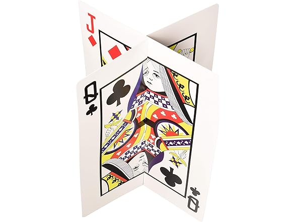 Beistle 3-D Playing Card Centerpiece