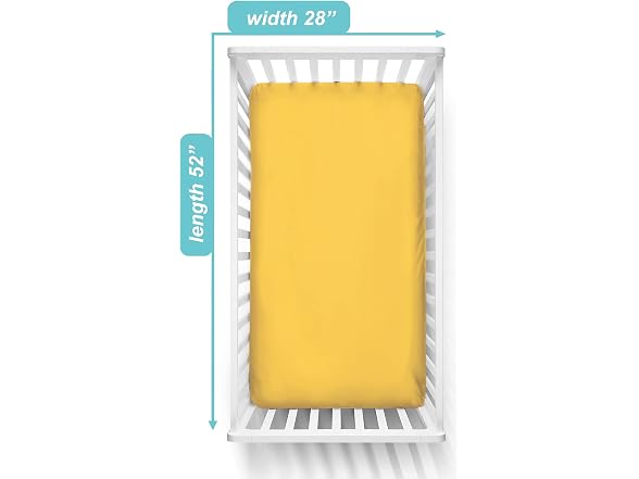 American Baby Company Crib Sheets, 3 Pack